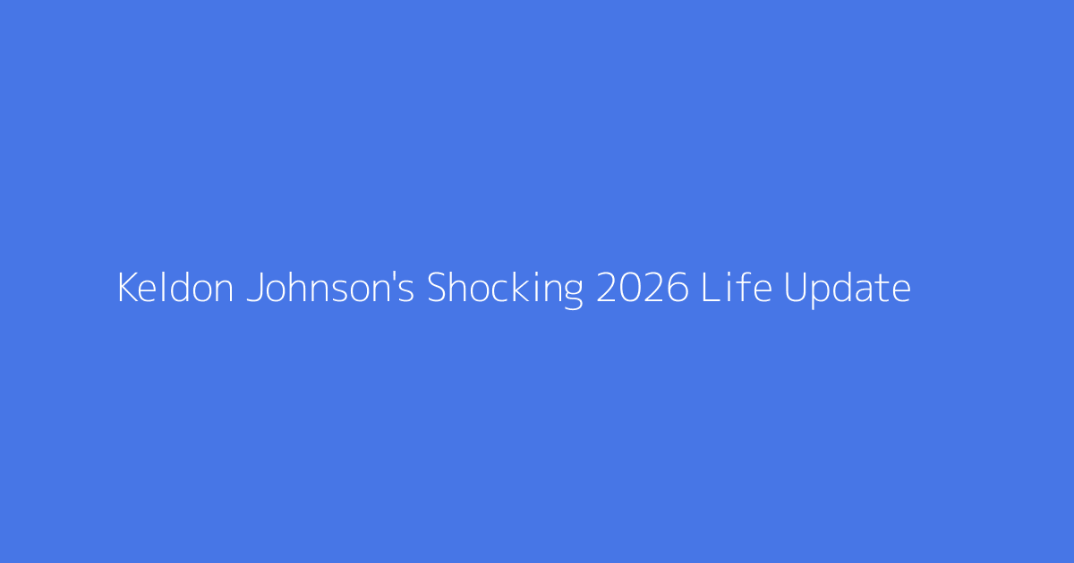 Keldon Johnson's Shocking 2026 Life Update