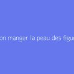 Peut-on manger la peau des figues ?