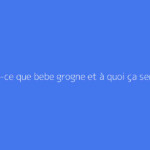 Qu'est-ce que bebe grogne et à quoi ça sert ?