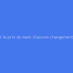 Quel est le prix de main d'oeuvre changement turbo ?
