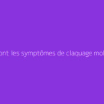 Quels sont les symptômes de claquage mollet ?