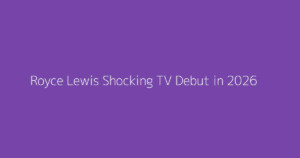 Royce Lewis Shocking TV Debut in 2026
