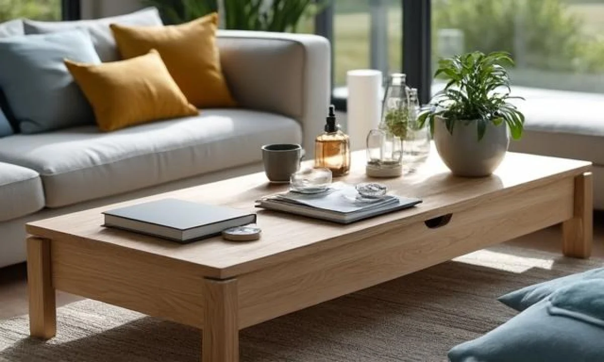 Table basse stylée développée par made in design