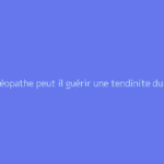 Un ostéopathe peut il guérir une tendinite du moyen fessier ?